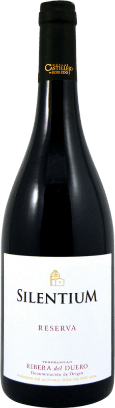 19,95 € Free Shipping | Red wine Castillejo de Robledo Silentium Reserve D.O. Ribera del Duero Castilla y León Spain Tempranillo Bottle 75 cl