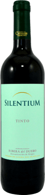 7,95 € Бесплатная доставка | Красное вино Castillejo de Robledo Silentium Молодой D.O. Ribera del Duero Кастилия-Леон Испания Tempranillo бутылка 75 cl
