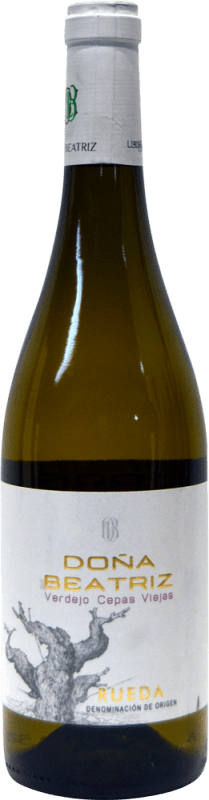 13,95 € Envío gratis | Vino blanco Cerrosol Doña Beatriz Cepas Viejas D.O. Rueda Castilla y León España Verdejo Botella 75 cl