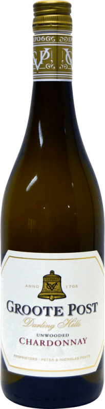 8,95 € Бесплатная доставка | Белое вино Groote Post I.G. Western Australia Western Cape South Coast Южная Африка Chardonnay бутылка 75 cl