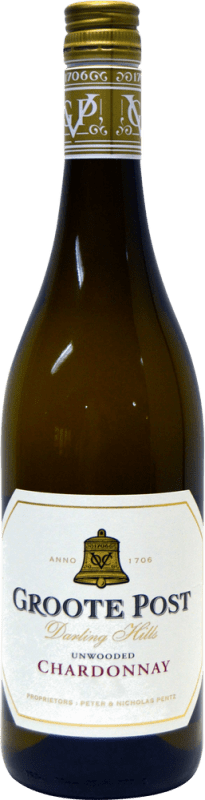 8,95 € Бесплатная доставка | Белое вино Groote Post I.G. Western Australia Western Cape South Coast Южная Африка Chardonnay — Шардоне 75 cl