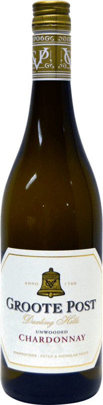 8,95 € Envio grátis | Vinho branco Groote Post I.G. Western Australia Western Cape South Coast África do Sul Chardonnay Garrafa 75 cl