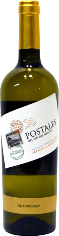 16,95 € Бесплатная доставка | Белое вино Fin del Mundo Postales I.G. Patagonia Patagonia Аргентина Chardonnay — Шардоне Бутылка 75 cl