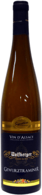 16,95 € Envio grátis | Vinho branco Wolfberger A.O.C. Alsace Alsácia França Gewürztraminer Garrafa 75 cl