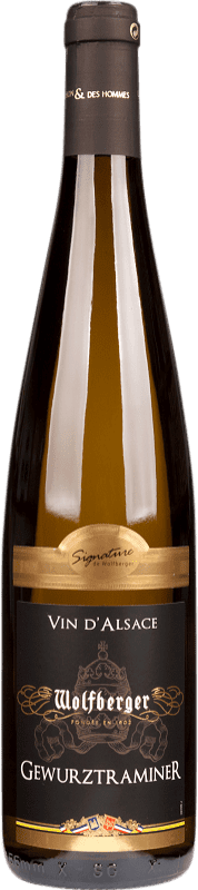 17,95 € Envío gratis | Vino Blanco Wolfberger A.O.C. Alsace Alsace Francia Gewürztraminer 75 cl