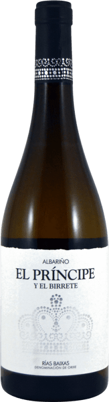 10,95 € Envoi gratuit | Vin blanc Vinaltia El Príncipe y el Birrete D.O. Rías Baixas Galice Espagne Albariño Bouteille 75 cl