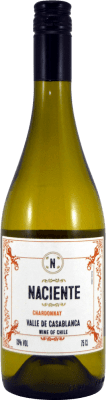 6,95 € 免费送货 | 白酒 Fray León Naciente I.G. Valle de Casablanca 卡萨布兰卡谷 智利 Chardonnay 瓶子 75 cl