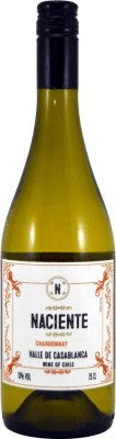 6,95 € Spedizione Gratuita | Vino bianco Fray León Naciente I.G. Valle de Casablanca Valle di Casablanca Chile Chardonnay Bottiglia 75 cl
