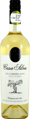 37,95 € 免费送货 | 白酒 Casa Silva I.G. Valle de Colchagua 科尔查瓜谷 智利 Sauvignon Grey 瓶子 75 cl