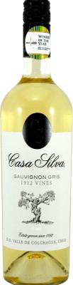 19,95 € Envio grátis | Vinho Branco Casa Silva I.G. Valle de Colchagua Vale de Colchagua Chile Sauvignon Cinzento Garrafa 75 cl