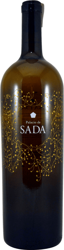 10,95 € 免费送货 | 白酒 San Francisco Javier Palacio de Sada Blanco D.O. Navarra 纳瓦拉 西班牙 Grenache Tintorera 瓶子 Magnum 1,5 L