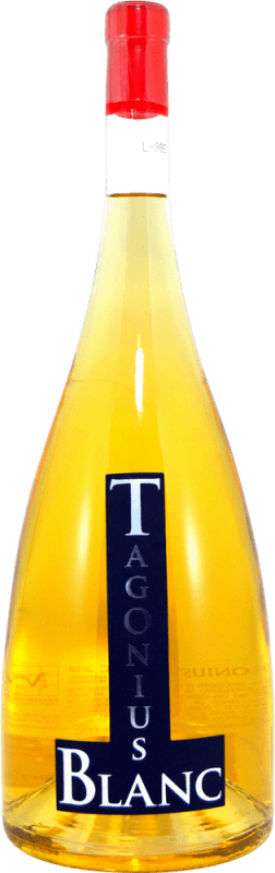 9,95 € Envío gratis | Vino Blanco Tagonius D.O. Vinos de Madrid Comunidad de Madrid España Botella Magnum 1,5 L
