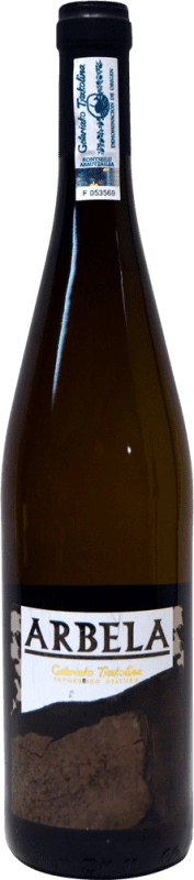 6,95 € Kostenloser Versand | Weißwein Aleak Lehertzen Arbela Txakolí D.O. Getariako Txakolina Baskenland Spanien Chardonnay, Hondarribi Zuri, Petit Corbu Flasche 75 cl