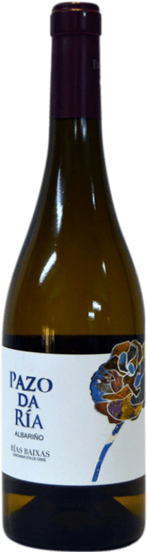 10,95 € Spedizione Gratuita | Vino bianco Míllara Pazo da Ría D.O. Rías Baixas Galizia Spagna Albariño Bottiglia 75 cl