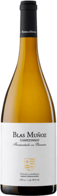 18,95 € Envio grátis | Vinho branco Blas Muñoz I.G.P. Vino de la Tierra de Castilla y León Castela e Leão Espanha Chardonnay Garrafa 75 cl