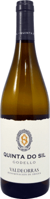 17,95 € Envío gratis | Vino blanco Quinta do Sil D.O. Valdeorras Galicia España Godello Botella 75 cl