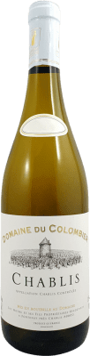 27,95 € Envio grátis | Vinho branco Domaine du Colombier A.O.C. Chablis França Chardonnay Garrafa 75 cl