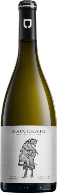 8,95 € Бесплатная доставка | Белое вино Viña Almirante Maccerato D.O. Rías Baixas Галисия Испания Albariño бутылка 75 cl