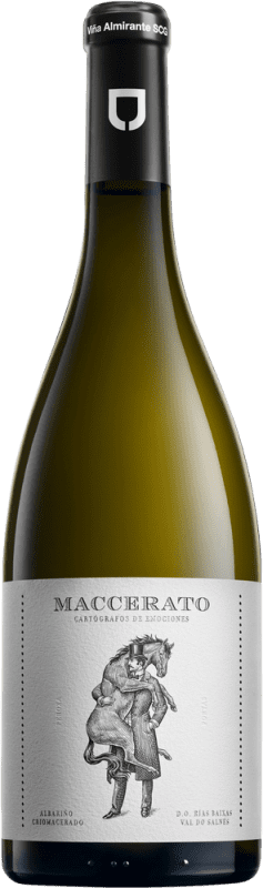 9,95 € Envio grátis | Vinho Branco Viña Almirante Maccerato D.O. Rías Baixas Galiza Espanha Albariño — Albarinho Garrafa 75 cl