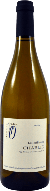 21,95 € Бесплатная доставка | Белое вино Oudin Les Caillottes A.O.C. Chablis Франция Chardonnay бутылка 75 cl