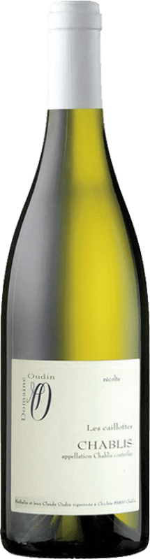 43,95 € Envío gratis | Vino Blanco Domaine Oudin Les Caillottes A.O.C. Chablis Francia Chardonnay 75 cl
