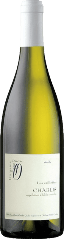 43,95 € Free Shipping | White wine Domaine Oudin Les Caillottes A.O.C. Chablis France Chardonnay Bottle 75 cl