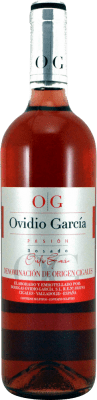 3,95 € Spedizione Gratuita | Vino rosato Ovidio García Rosado D.O. Cigales Castilla y León Spagna Tempranillo, Albillo, Verdejo Bottiglia 75 cl