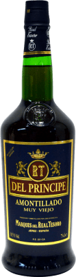 15,95 € Бесплатная доставка | Креплёное вино Marqués del Real Tesoro Príncipe Amontillado — Амонтиладо VO Very Old — Очень Старый D.O. Jerez-Xérès-Sherry Андалусия Испания 75 cl