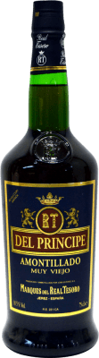 14,95 € 免费送货 | 强化酒 Marqués del Real Tesoro Amontillado del Príncipe Muy Viejo D.O. Jerez-Xérès-Sherry 安达卢西亚 西班牙 瓶子 75 cl