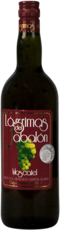 7,95 € Free Shipping | Fortified wine Genovevo García Álamos Lagrimas del Jabalón D.O. Valencia Valencian Community Spain Bottle 1 L
