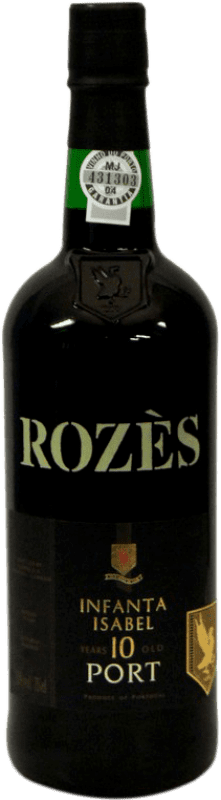 19,95 € Envío gratis | Vino generoso Rozes Infanta Isabel I.G. Porto Oporto Portugal 10 Años Botella 75 cl