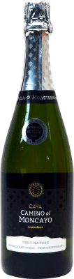 7,95 € Бесплатная доставка | Белое игристое вино Monasterio de Vereula Camino al Moncayo Brut Nature — Брют Натюр Испания Macabeo — Макабео, Xarel·lo — Шарелло, Parellada — Парельяда 75 cl