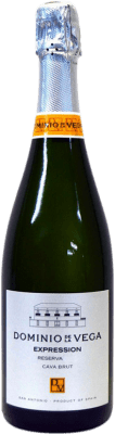 8,95 € 送料無料 | 白スパークリングワイン Dominio de la Vega Expression Brut D.O. Utiel-Requena バレンシアのコミュニティ スペイン Macabeo ボトル 75 cl