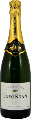 19,95 € Бесплатная доставка | Белое игристое вино Les Vignobles Champenois Lafontan Brut — брют A.O.C. Champagne шампанское Франция Бутылка 75 cl