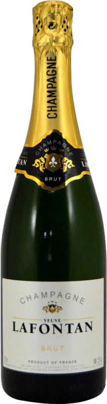 19,95 € Envío gratis | Espumoso blanco Les Vignobles Champenois Lafontan Brut A.O.C. Champagne Champagne Francia Botella 75 cl