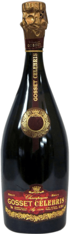 172,95 € Бесплатная доставка | Белое игристое вино Gosset Celebris Brut — брют A.O.C. Champagne шампанское Франция 75 cl