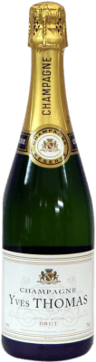 71,95 € Envio grátis | Espumante branco Deregard Massing Yves Thomas Brut A.O.C. Champagne Champagne França Garrafa 75 cl
