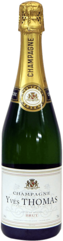 67,95 € 免费送货 | 白起泡酒 Deregard Massing Yves Thomas 香槟 A.O.C. Champagne 香槟酒 法国 瓶子 75 cl