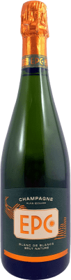 57,95 € 送料無料 | 白スパークリングワイン Alain Edouard EPC Blanc de Blancs ブルットの自然 A.O.C. Champagne シャンパン フランス Chardonnay ボトル 75 cl