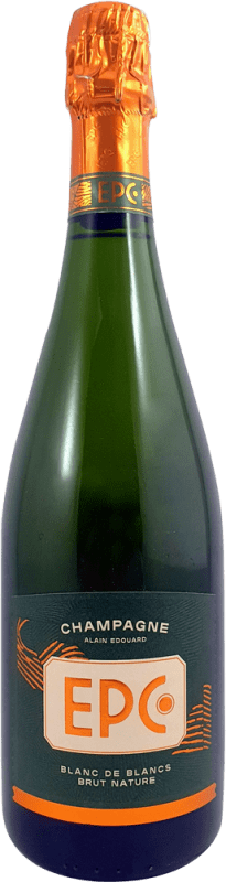 57,95 € Envio grátis | Espumante branco Alain Edouard EPC Blanc de Blancs Brut Nature A.O.C. Champagne Champagne França Chardonnay Garrafa 75 cl