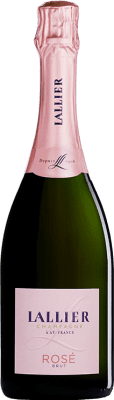 68,95 € 免费送货 | 玫瑰气泡酒 Lallier Grand Rosé Grand Cru 香槟 A.O.C. Champagne 香槟酒 法国 Pinot Black, Chardonnay 瓶子 75 cl