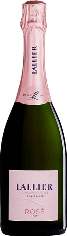 75,95 € Kostenloser Versand | Rosé Sekt Lallier Grand Rosé Grand Cru Brut A.O.C. Champagne Champagner Frankreich Spätburgunder, Chardonnay Flasche 75 cl