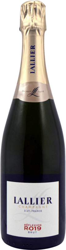 57,95 € Бесплатная доставка | Белое игристое Lallier R.019 брют A.O.C. Champagne шампанское Франция Pinot Black, Chardonnay бутылка 75 cl