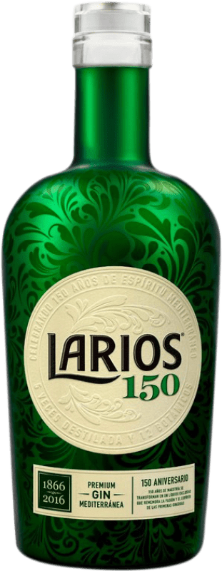 31,95 € Free Shipping | Gin Larios 150 Aniversario Spain Bottle 70 cl