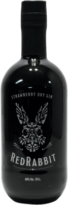 25,95 € Envío gratis | Ginebra Gin Moonshine Red Rabbit Strawberry Dry Gin España Botella 70 cl
