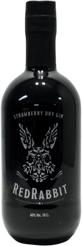 24,95 € Бесплатная доставка | Джин Moonshine Red Rabbit Strawberry Dry Gin Испания бутылка 70 cl