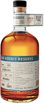 49,95 € Free Shipping | Gin Siderit Sherry Cask Reserve Spain Bottle 70 cl