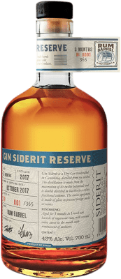 53,95 € Envío gratis | Ginebra Siderit Sherry Cask Reserva España Botella 70 cl