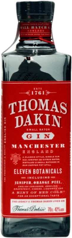 35,95 € Envio grátis | Gin Jodhpur Thomas Dakin Gin Reino Unido Garrafa 70 cl
