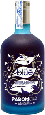 9,95 € Envio grátis | Gin Víbora Padom Club Blue Reino Unido Garrafa 70 cl